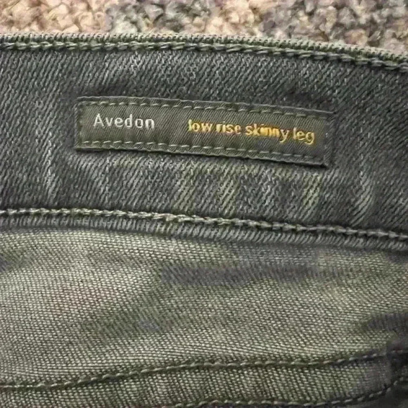 Citizens Of Humanity Avedon Low Rise Skinny Jeans, Dark Gray Washed Size 27 - Picture 11 of 12